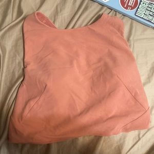 Lululemon High Neck Salmon Sports Bra